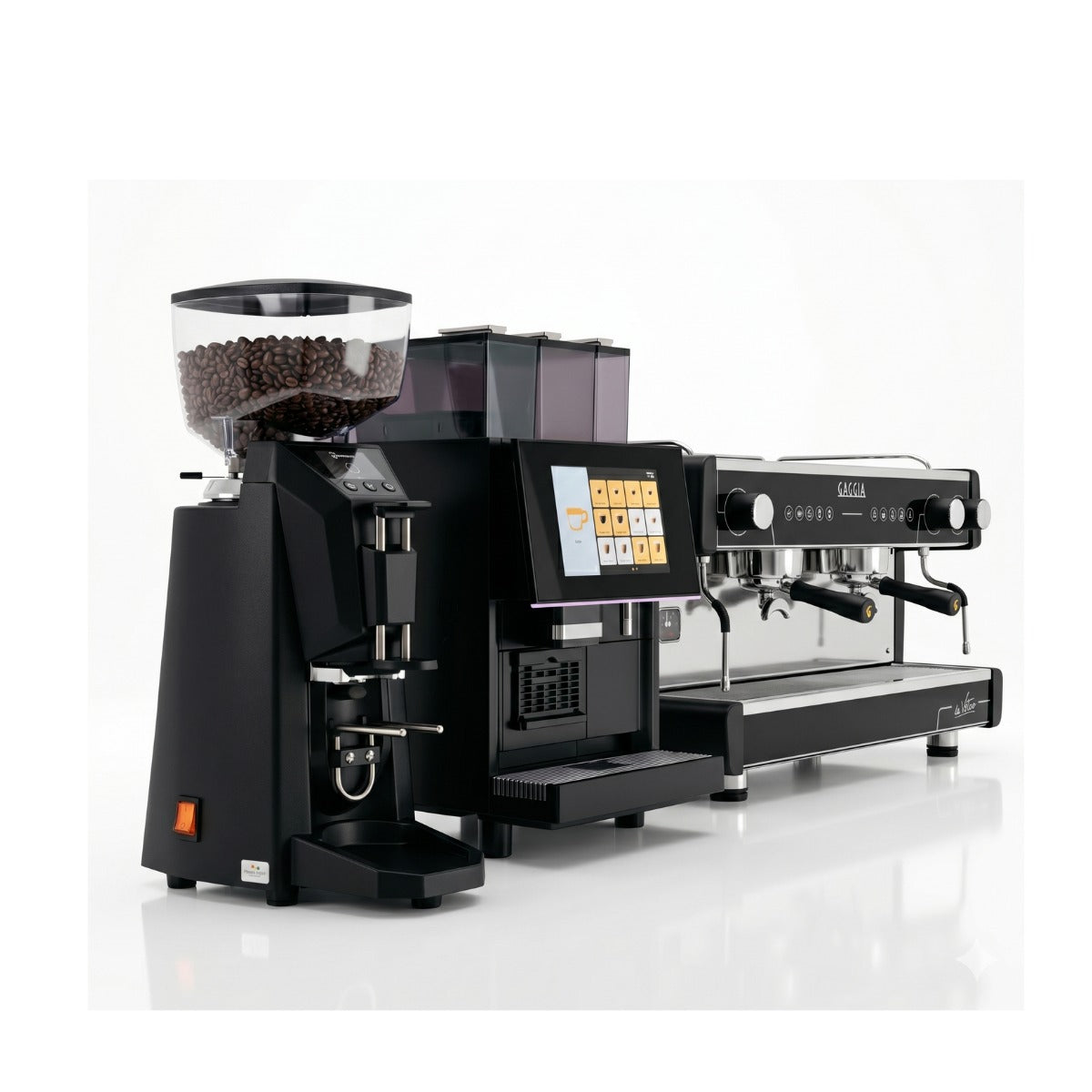 Máquinas de café, molinos y accesorios